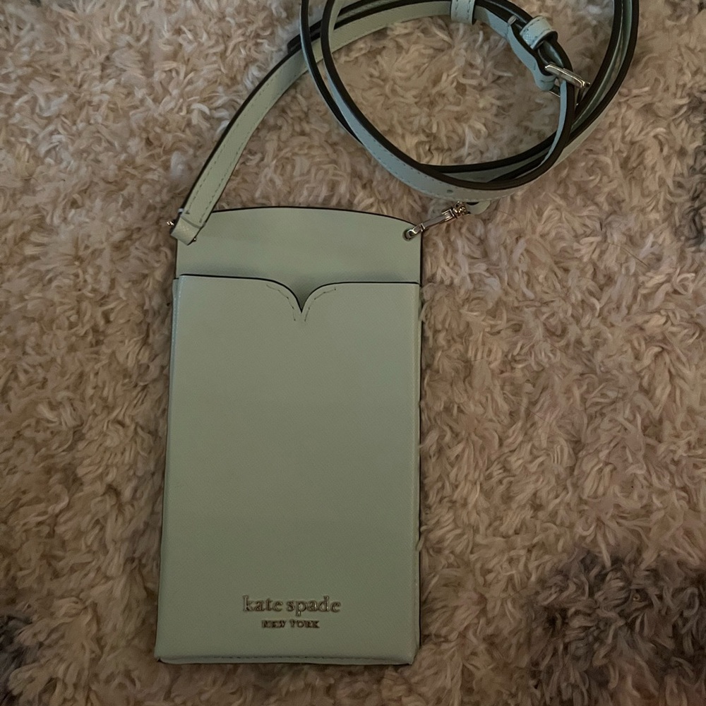 Kate spade phone wallet. Mint/turquoise
